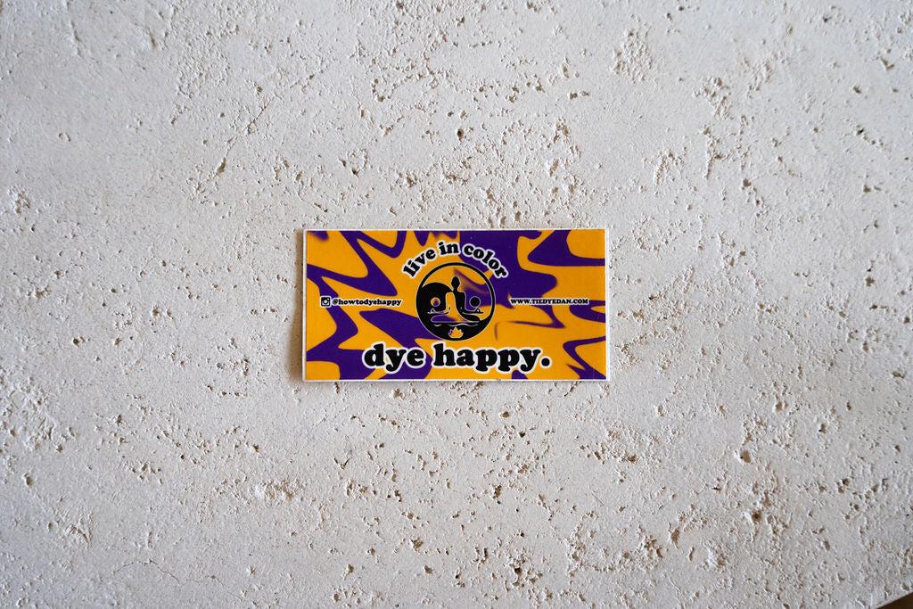 Live in Color: Dye Happy Stickers