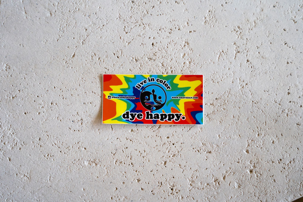 Live in Color: Dye Happy Stickers